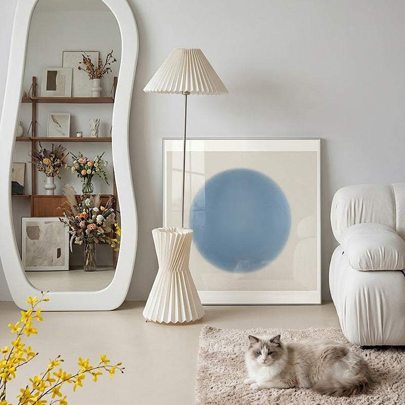 Square Blue Gradient Abstract Wall Decor with Acrylic Glaze, 23.62 in